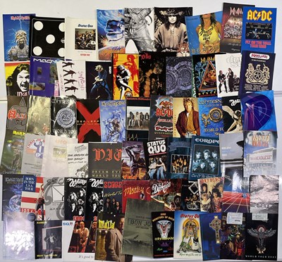 Lot 107 - METAL / HARD ROCK CONCERT PROGRAMMES AND TICKET ARCHIVE - 1980S-00S.