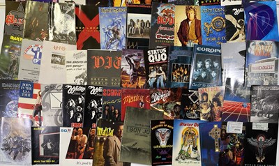 Lot 107 - METAL / HARD ROCK CONCERT PROGRAMMES AND TICKET ARCHIVE - 1980S-00S.