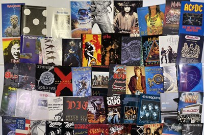 Lot 107 - METAL / HARD ROCK CONCERT PROGRAMMES AND TICKET ARCHIVE - 1980S-00S.