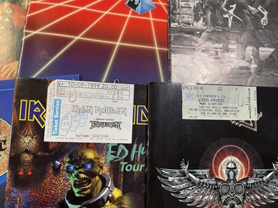 Lot 107 - METAL / HARD ROCK CONCERT PROGRAMMES AND TICKET ARCHIVE - 1980S-00S.