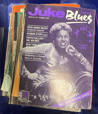 Lot 101 - COMPREHENSIVE COLLECTION OF BLUES / JAZZ MAGAZINES C 1967 - 2000S.