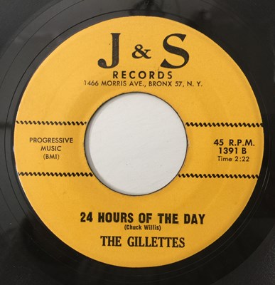 Lot 20 - THE GILLETTES - THE SAME IDENTICAL THING/ 24 HOURS OF THE DAY 7" (US NORTHERN - J&S RECORDS - 1391)