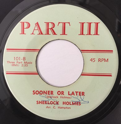 Lot 27 - SHERLOCK HOLMES - STANDING AT A STANDSTILL/ SOONER OR LATER 7" (US NORTHERN - PART III - 101)