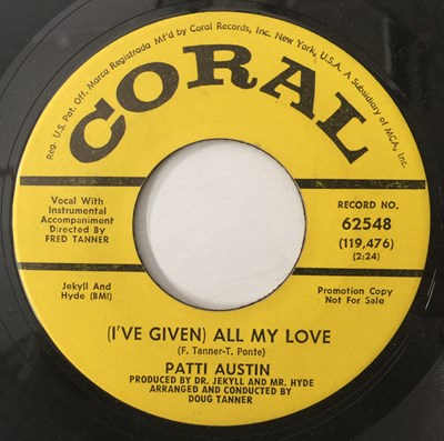 Lot 32 - PATTI AUSTIN - (I'VE GIVEN) ALL MY LOVE/ WHY CAN'T WE TRY IT AGAIN 7" (US PROMO - CORAL - 62548)