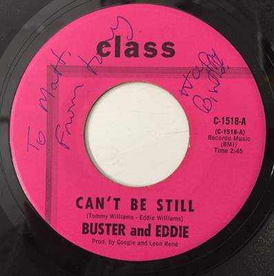Lot 38 - BUSTER AND EDDIE - CAN'T BE STILL/ THERE I WAS 7" (US NORTHERN - CLASS - C-1518)