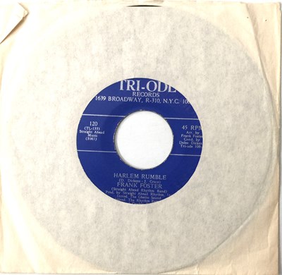 Lot 41 - FRANK FOSTER - HARLEM RUMBLE/ BRING IT ON HOME 7" (US NORTHERN - TRI-ODE - 109)