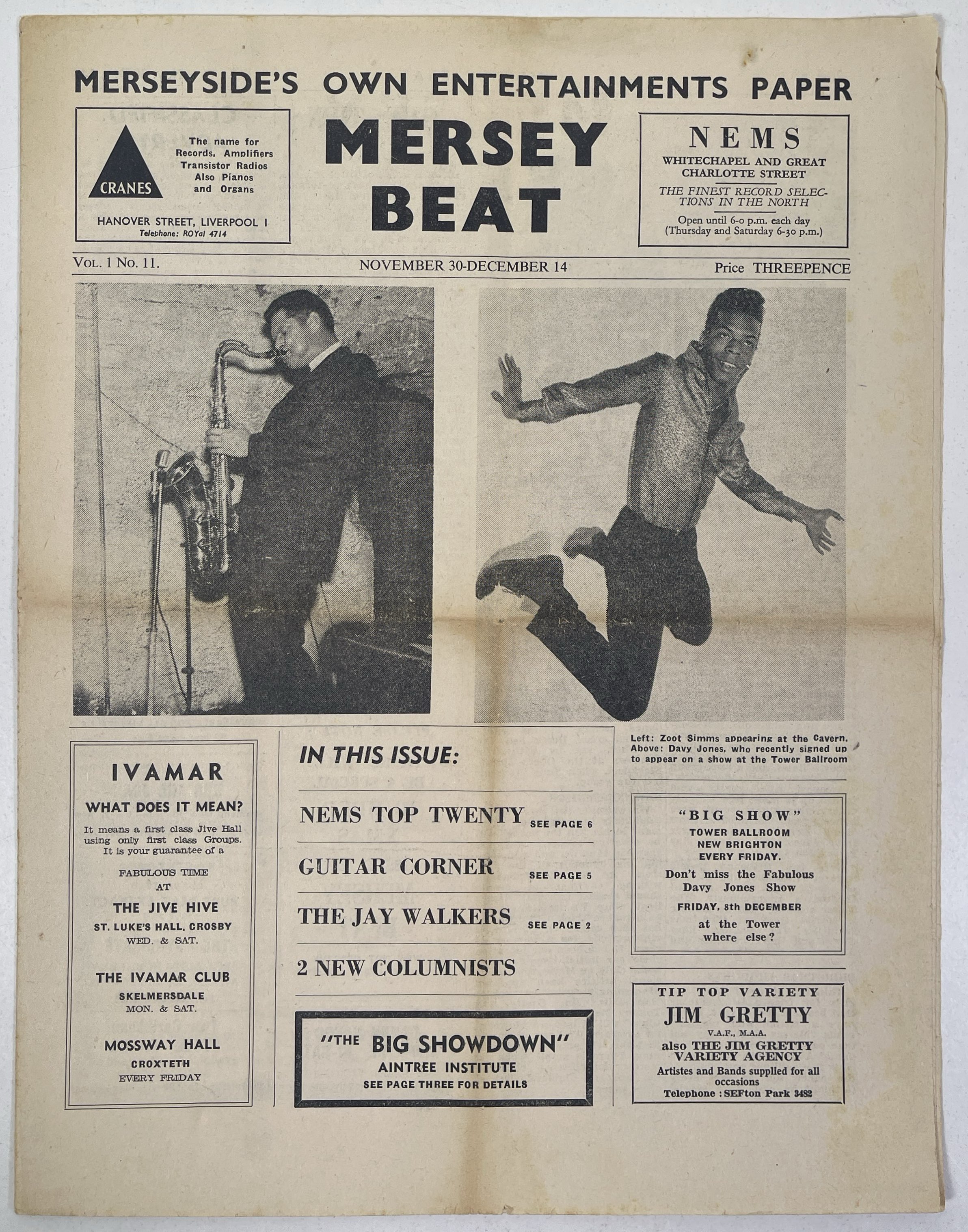 Lot 274 - ORIGINAL MERSEY BEAT NEWSPAPER - VOL 1
