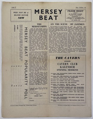 Lot 274 - ORIGINAL MERSEY BEAT NEWSPAPER - VOL 1 NUMBER 11 - BEATLES PHOTO.