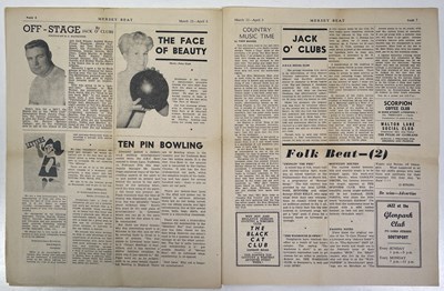 Lot 278 - ORIGINAL MERSEY BEAT NEWSPAPER - VOL 1 NUMBER 18 - BEATLES FEATURE.