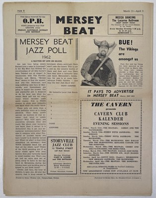 Lot 278 - ORIGINAL MERSEY BEAT NEWSPAPER - VOL 1 NUMBER 18 - BEATLES FEATURE.