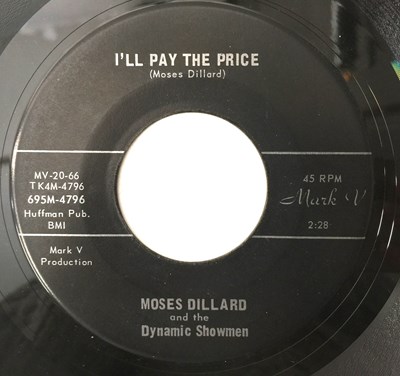 Lot 53 - MOSES DILLARD - I'LL PAY THE PRICE/ THEY DON'T WANT US TOGETHER 7" (US ORIGINAL - MARK V - MV-20-66)