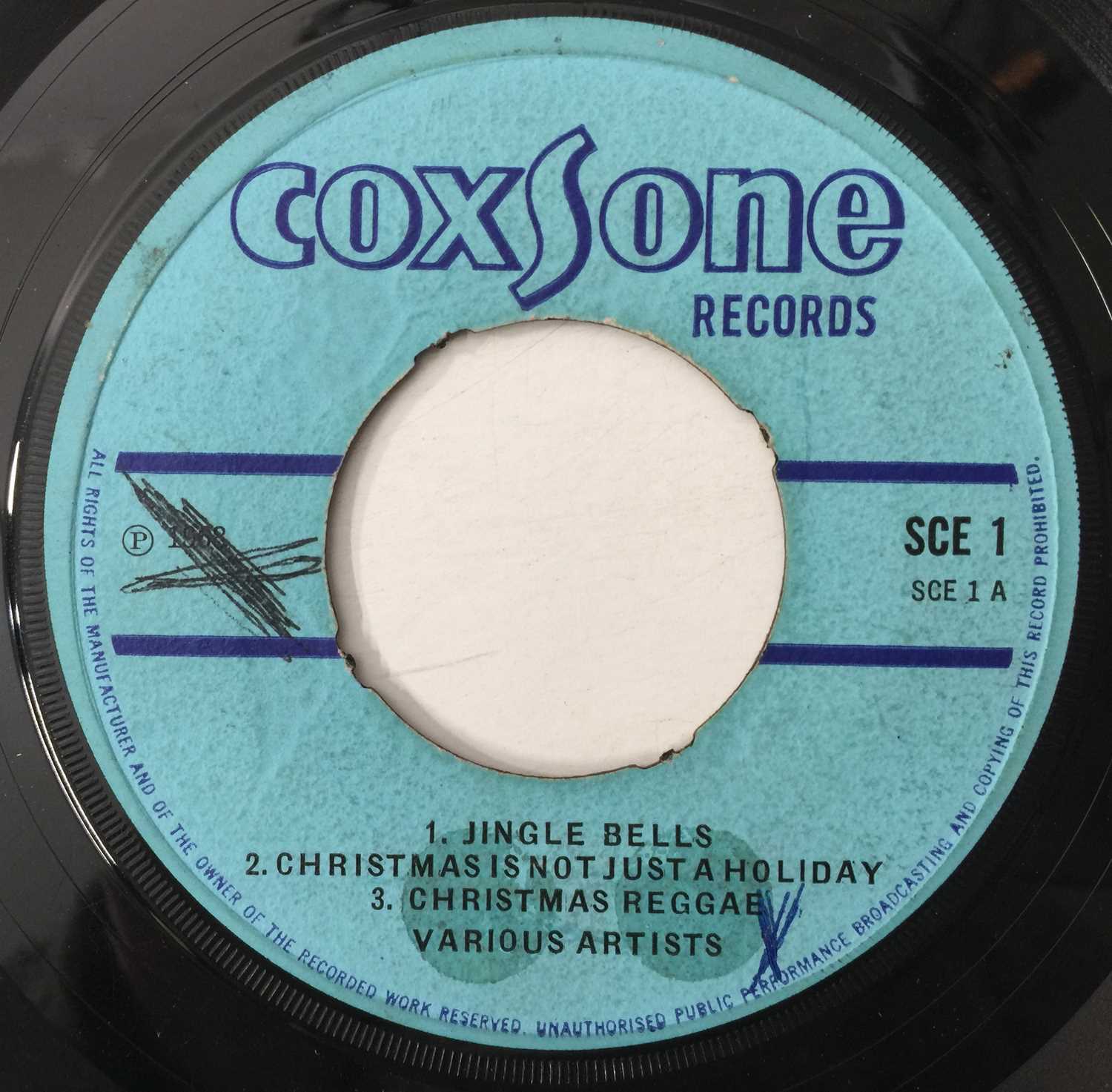 Lot 54 - VARIOUS - CHRISTMAS EP 7" (REGGAE - UK ORIGINAL - COXSONE - SCE 1)
