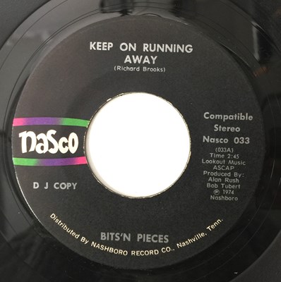 Lot 75 - BITS 'N' PIECES - KEEP ON RUNNING AWAY 7" (NASCO 033 - ORIGINAL PROMO COPY)