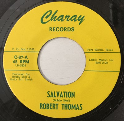 Lot 76 - ROBERT THOMAS - SALVATION 7" (CHARAY RECORDS - C-87)