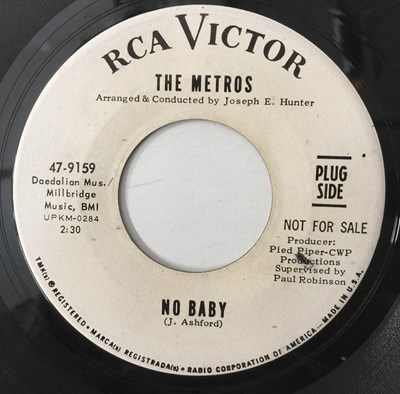 Lot 86 - THE METROS - SINCE I FOUND MY BABY/ NO BABY 7" (US PROMO - RCA VICTOR - 47-9159)