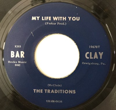 Lot 92 - THE TRADITIONS - MY LIFE WITH YOU/ SOMETHING GONE WRONG 7" (US ORIGINAL - BARCLAY - UK4M 0636)