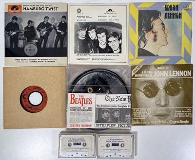 Lot 87 - THE BEATLES AND RELATED - 7"/ CASSETTE PACK