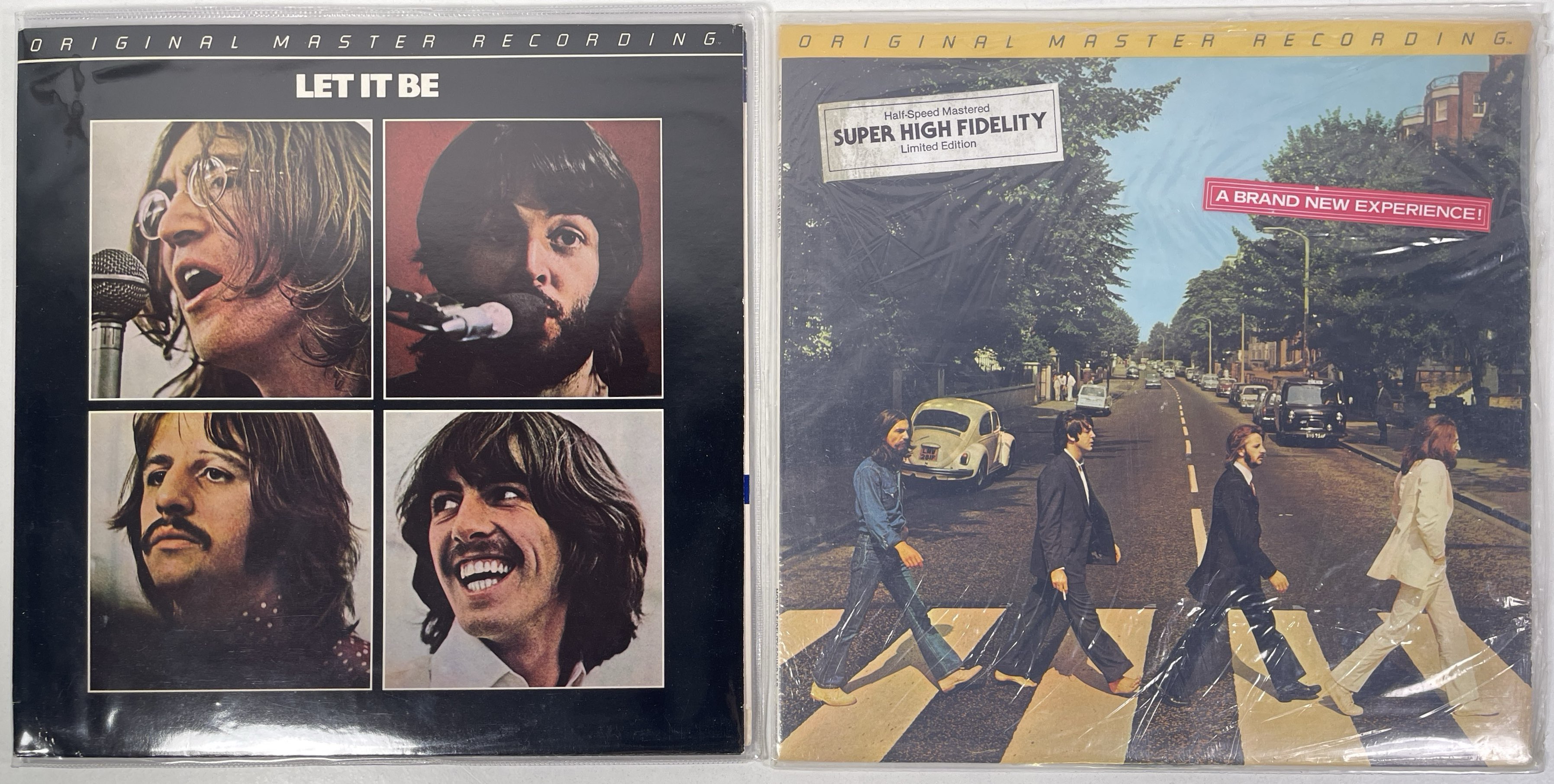 Lot 90 - THE BEATLES - ABBEY ROAD/ LET IT BE MFSL LP