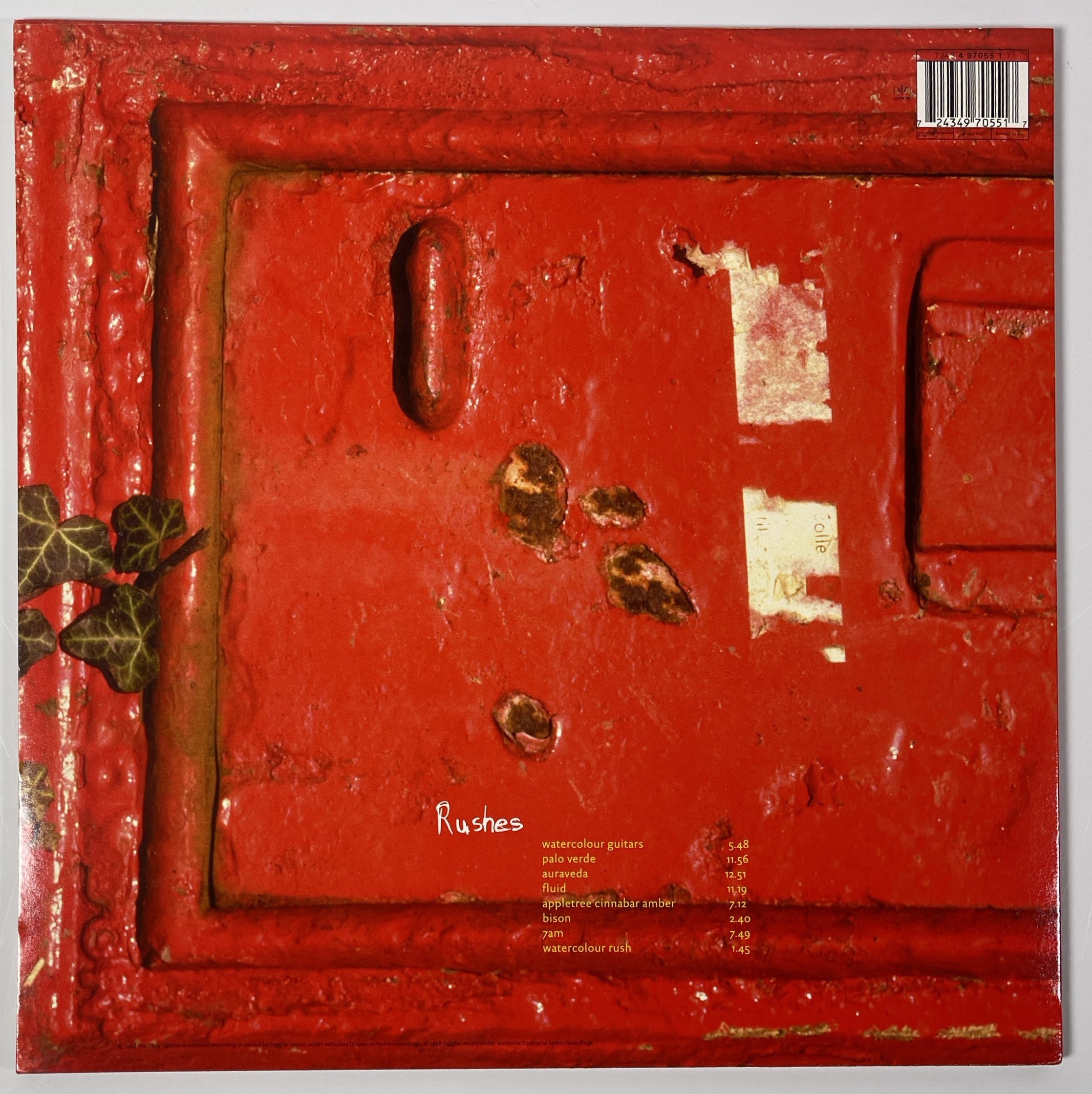 Fireman Rushes Cd Inner Lot 114 - THE FIREMAN - RUSHES LP (PAUL MCCARTNEY
