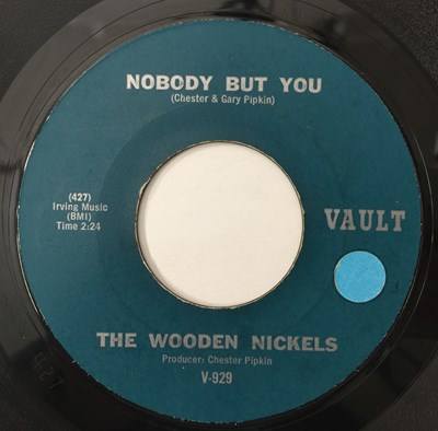 Lot 102 - THE WOODEN NICKELS - NOBODY BUT YOU 7" (VAULT V-929)