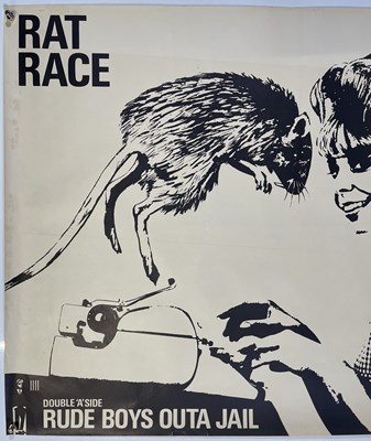 Lot 221 - THE SPECIALS - ORIGINAL 'RAT RACE' PROMO POSTER.