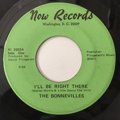 Lot 105 - THE BONNEVILLES - I'LL BE RIGHT THERE 7" (NOW RECORDS RI 2922)