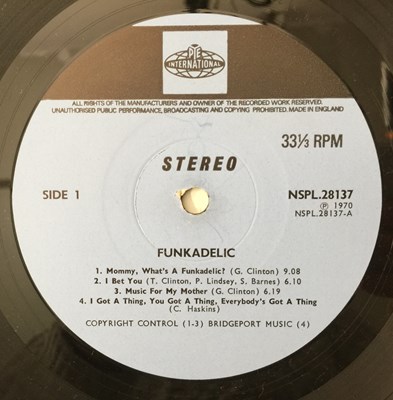 Lot 133 - FUNKADELIC - FUNKADELIC LP (UK ORIGINAL - NSPL.28137)