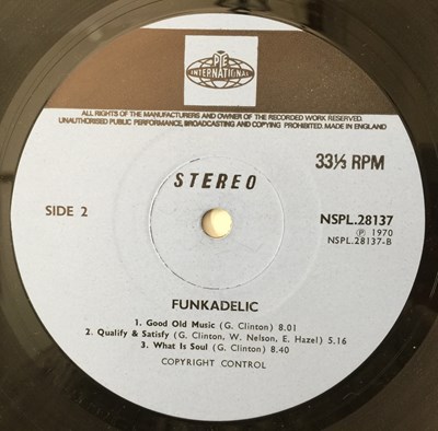 Lot 133 - FUNKADELIC - FUNKADELIC LP (UK ORIGINAL - NSPL.28137)