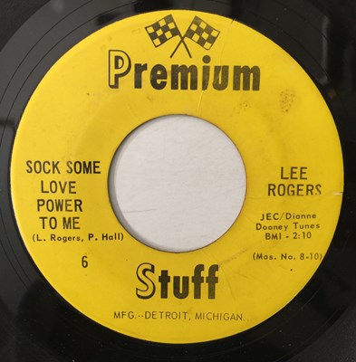 Lot 140 - LEE ROGERS - SOCK SOME LOVE POWER TO ME 7" (PREMIUM STUFF 6)