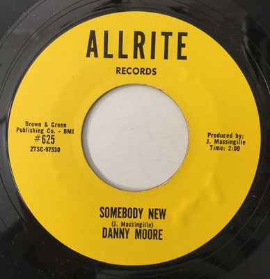 Lot 143 - DANNY MOORE - SOMEBODY NEW 7" (ALLRITE RECORDS 625)