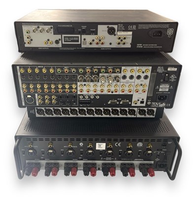 Lot 5 - LEXICON AUDIO EQUIPMENT INC RT10, MC-12 AND A LX-7 POWER AMP.