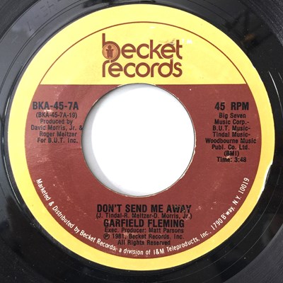 Lot 166 - GARFIELD FLEMING - DON'T SEND ME AWAY 7" (BECKET RECORDS BKA-45-7A)