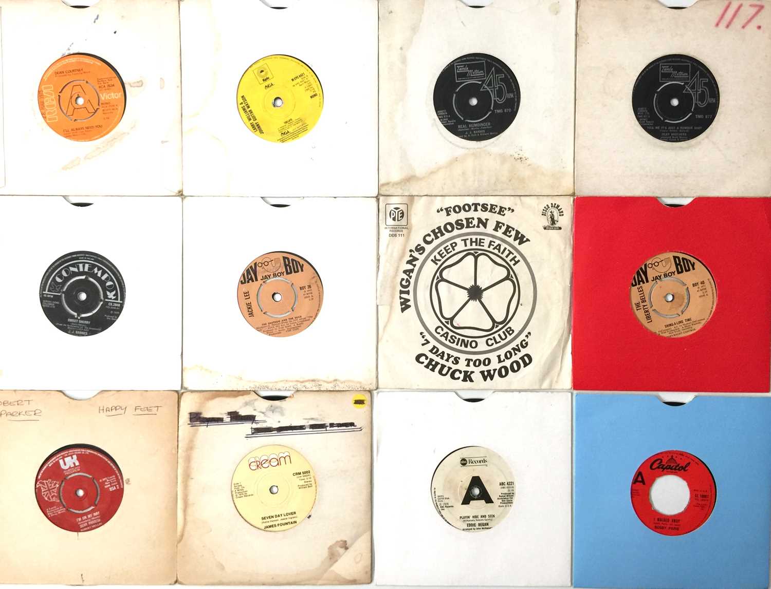 Lot 187 - UK NORTHERN SOUL - REISSUES - 7" COLLECTION