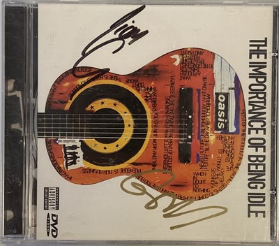 Lot 303 - OASIS SIGNED DVD INNER