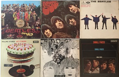 Lot 1208 - The Beatles/ The Rolling Stones/ Small Faces - LPs