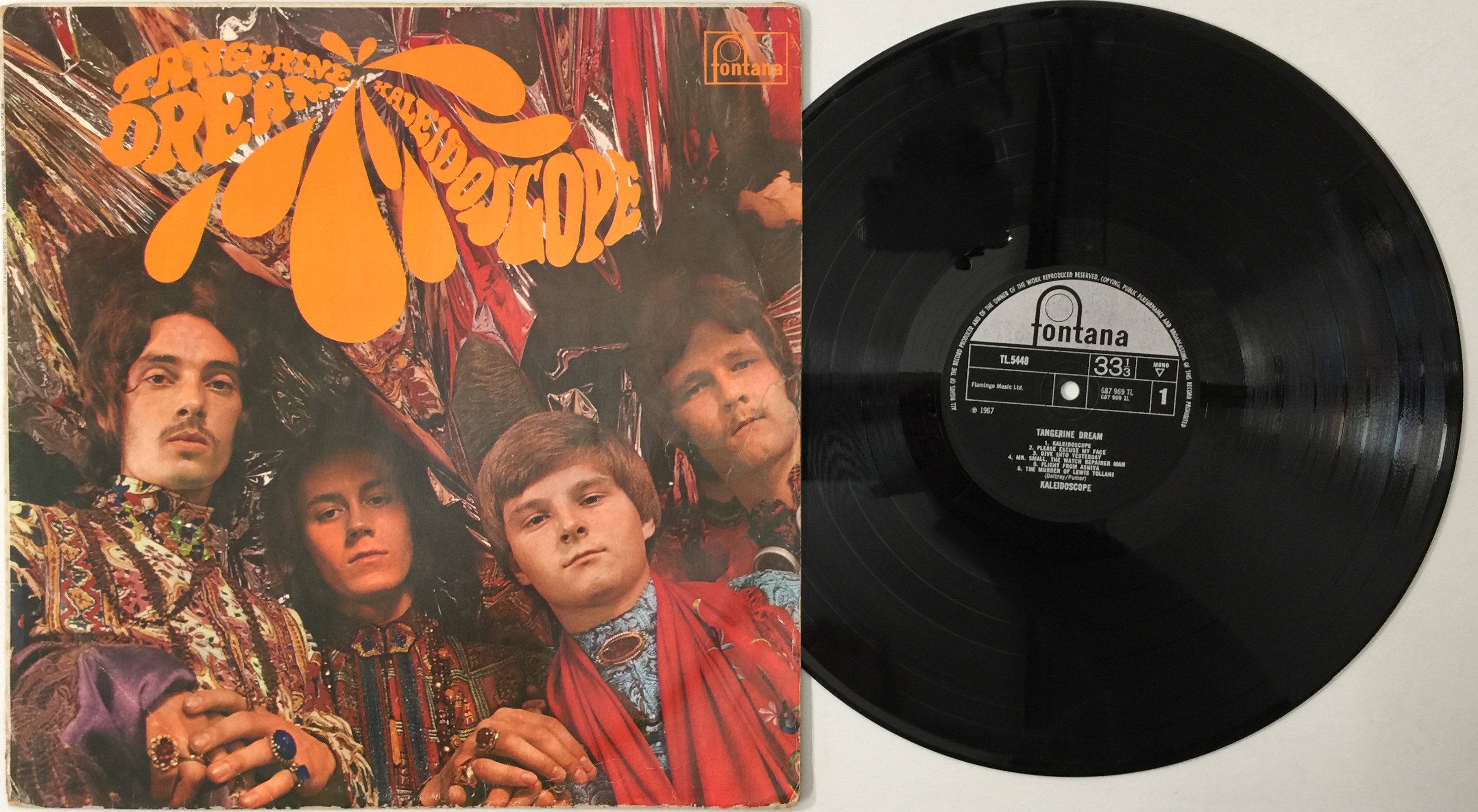 Lot 2 KALEIDOSCOPE TANGERINE DREAM LP (UK MONO
