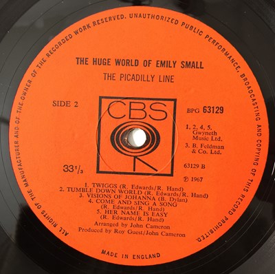 Lot 13 - THE PICADILLY LINE - THE HUGE WORLD OF EMILY SMALL LP (UK PSYCH - CBS BPG 63129)