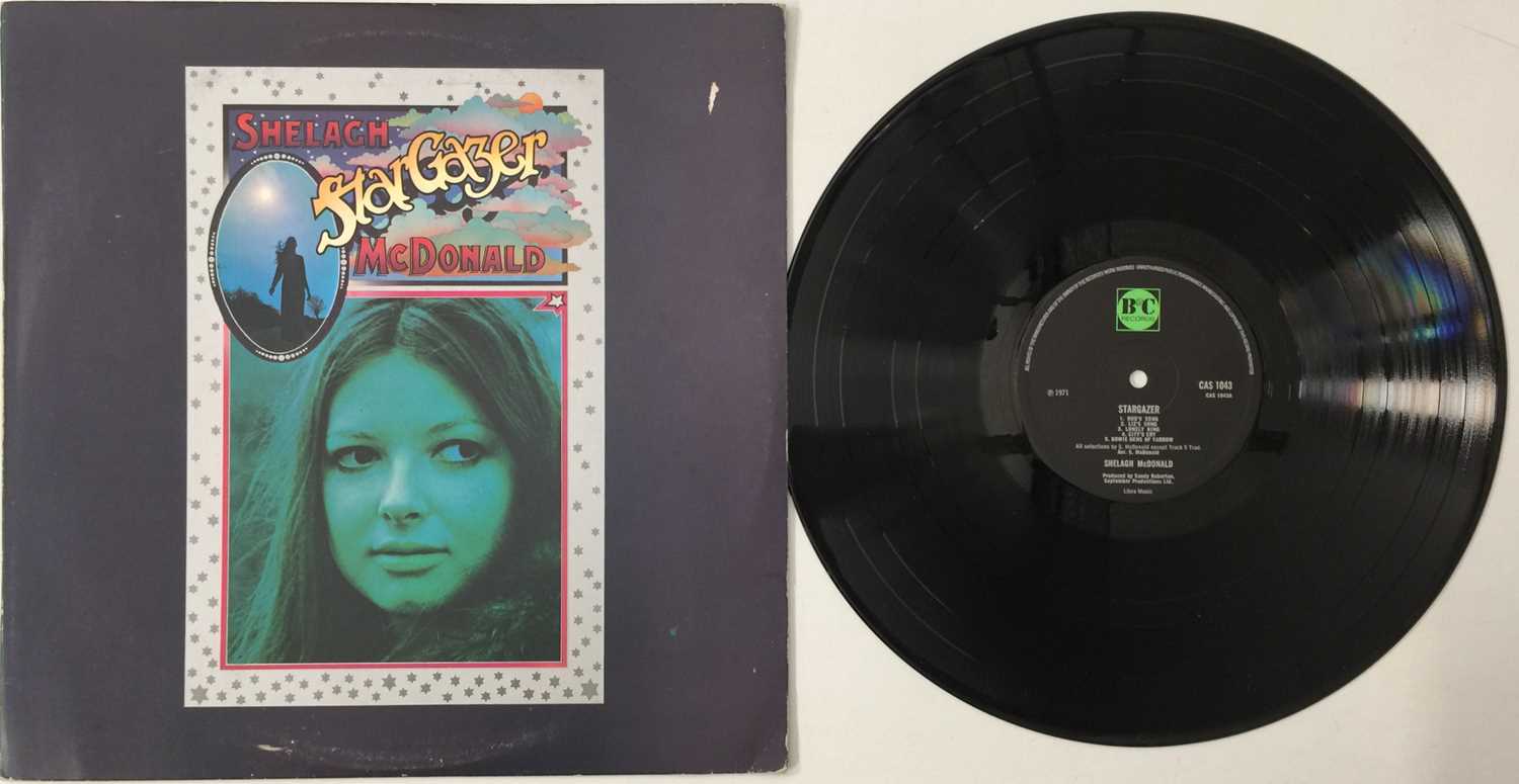 Lot 602 - SHELAGH MCDONALD - STARGAZER LP (UK FOLK - B&C RECORDS - CAS 1043)