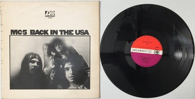 Lot 604 - MC5 - BACK IN THE USA LP (UK ORIGINAL PLUM/ RED ATLANTIC - 2400 016)