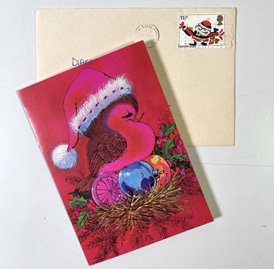 Lot 265 - DEPECHE MODE - SIGNED 1981 CHRISTMAS CARD.