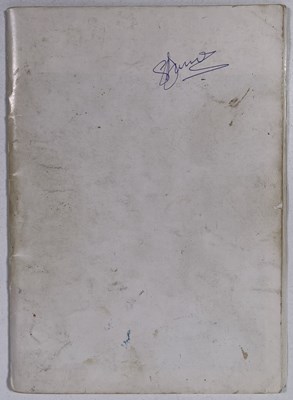 Lot 444 - THE CURE - FULLY SIGNED SONG BOOK.