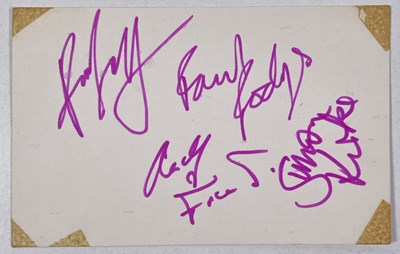 Lot 268 - FREE - SET OF EARLY 1970S AUTOGRAPHS.