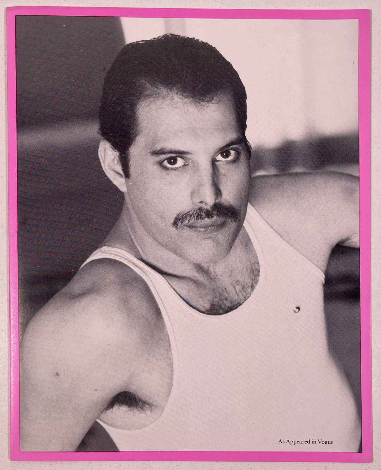 Lot 419 - QUEEN - FREDDIE MERCURY CHRISTMAS CARD FROM SOTHEBY'S SALE.