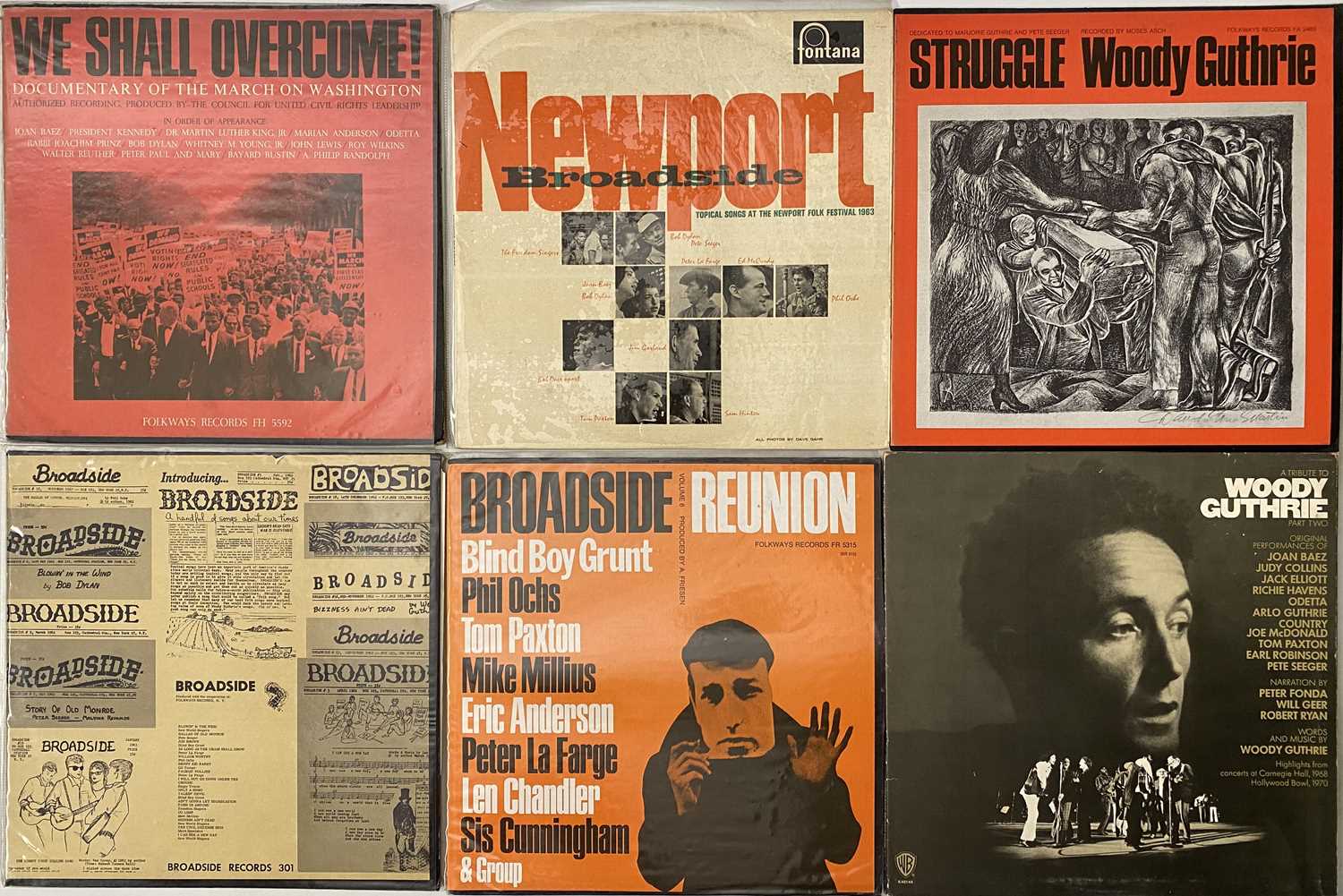 Lot 686 - FOLK / COUNTRY - LP COLLECTION