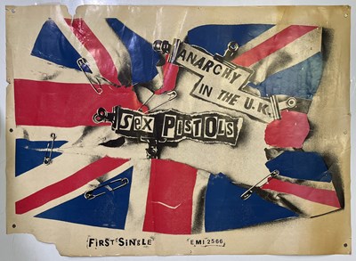 Lot 568 - THE SEX PISTOLS - ORIGINAL ANARCHY IN THE UK TOUR POSTER.