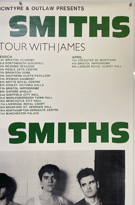 Lot 537 - THE SMITHS ON TOUR WITH JAMES BILLBOARD POSTER