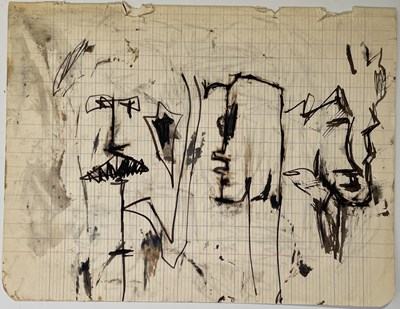 Lot 387 - JOHN LENNON & STUART SUTCLIFFE NONSENSE POEMS AND DRAWINGS.