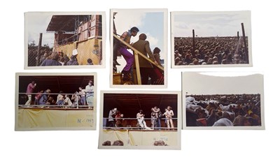 Lot 440 - JIMI HENDRIX - 1970 FEHMARN LOVE & PEACE FESTIVAL PHOTOGRAPHS WITH COPYRIGHT.