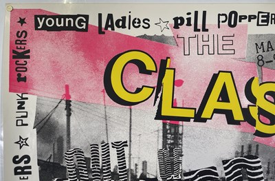 Lot 36 - THE CLASH - ORIGINAL 1984 'OUT OF CONTROL' POSTER.