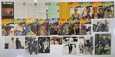 Lot 49 - STING / THE POLICE - POLICE FILES AND PHOTOS.